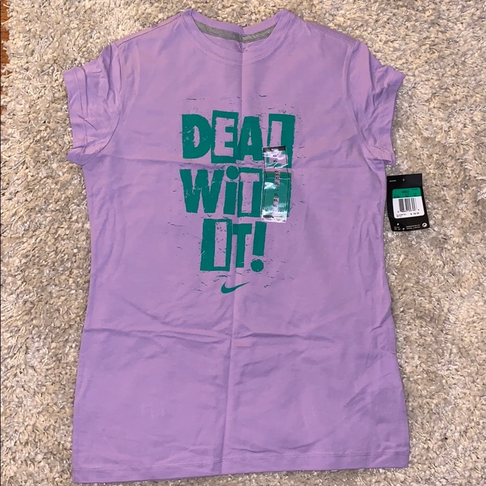 Nike t-shirt purple